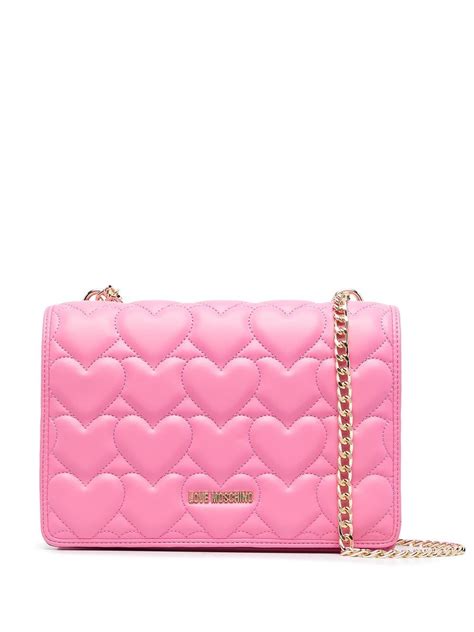 bolsa love moschino rosa